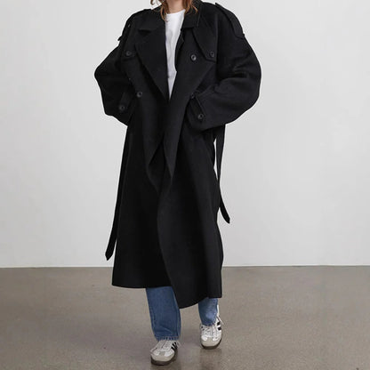 Monica – Cappotto Invernale Donna Con Cintura In Vita