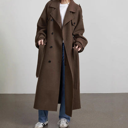 Monica – Cappotto Invernale Donna Con Cintura In Vita