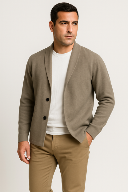 Isidoro - Cardigan Uomo Elegante Versatile Rifinito