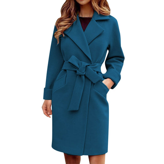 Carola – Giacca Donna in Morbido Cashmere Chic Blu