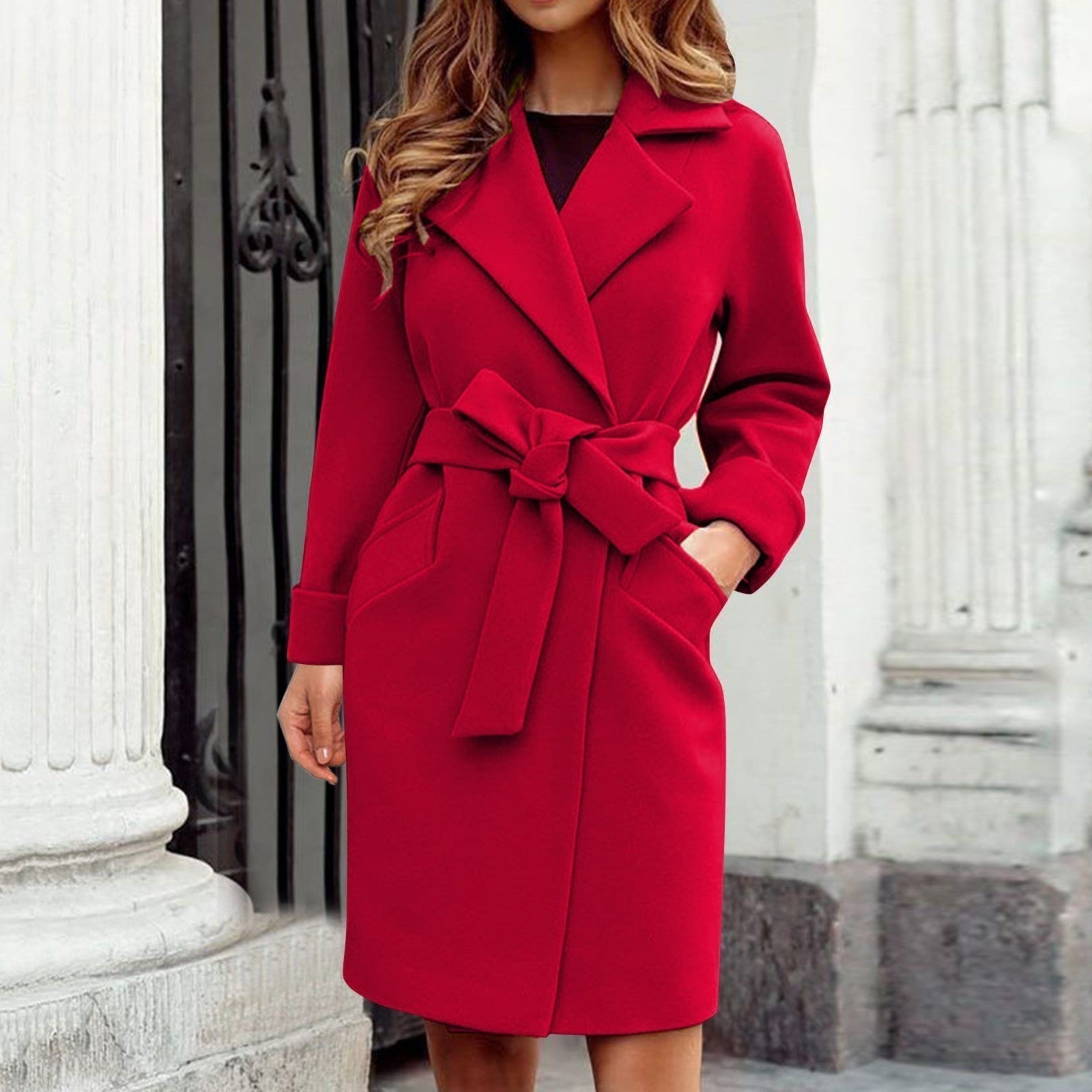 Carola – Giacca Donna in Morbido Cashmere Chic Rosso