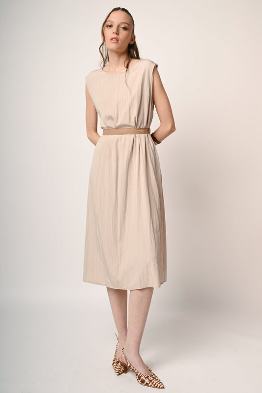 Cecilia – Abito Midi con Cintura Elegante e Versatile 1