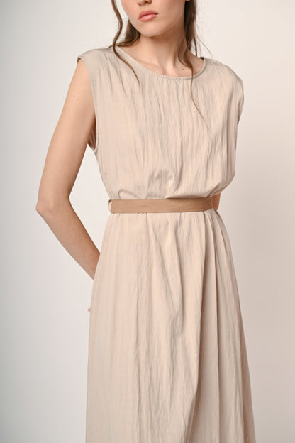 Cecilia – Abito Midi con Cintura Elegante e Versatile 3