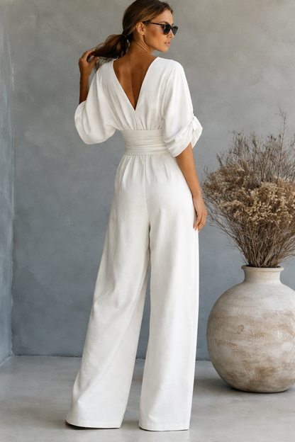 Nicoletta - Tuta Donna Comoda Scollo V Elegante