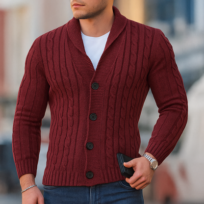 Edoardo – Cardigan Classico Uomo Stile Elegante
