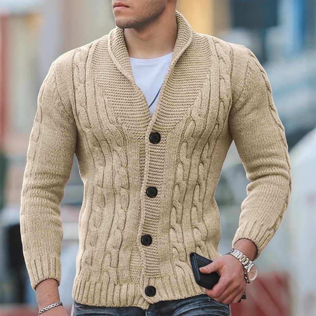 Edoardo – Cardigan Classico Uomo Stile Elegante