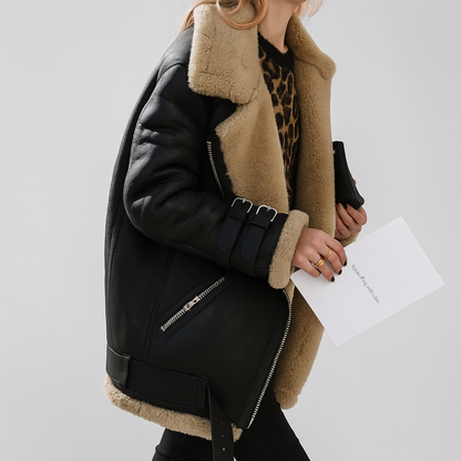 Lorena - Cappotto Aviatore Donna Elegante