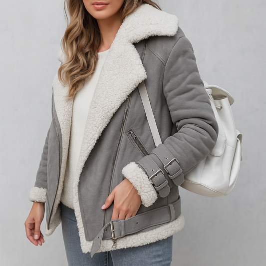 Lorena - Cappotto Aviatore Donna Elegante
