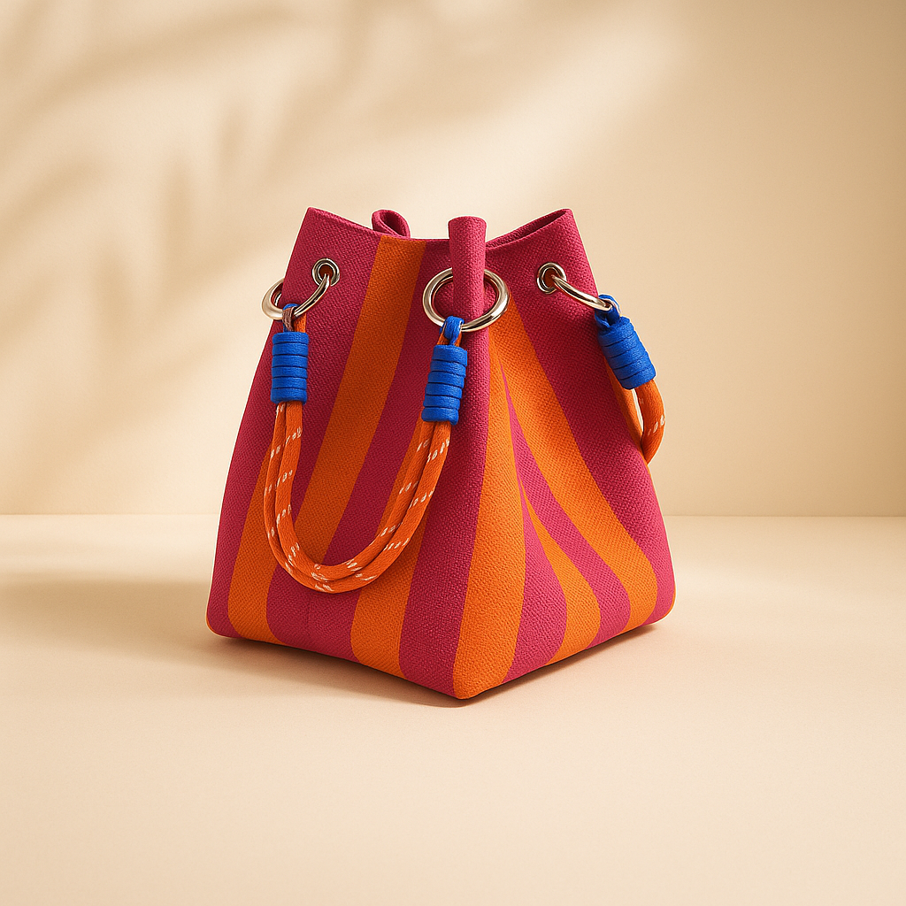 Azzurra - Borsa Bucket Donna Elegante Moderna