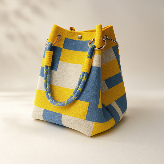 Azzurra - Borsa Bucket Donna Elegante Moderna