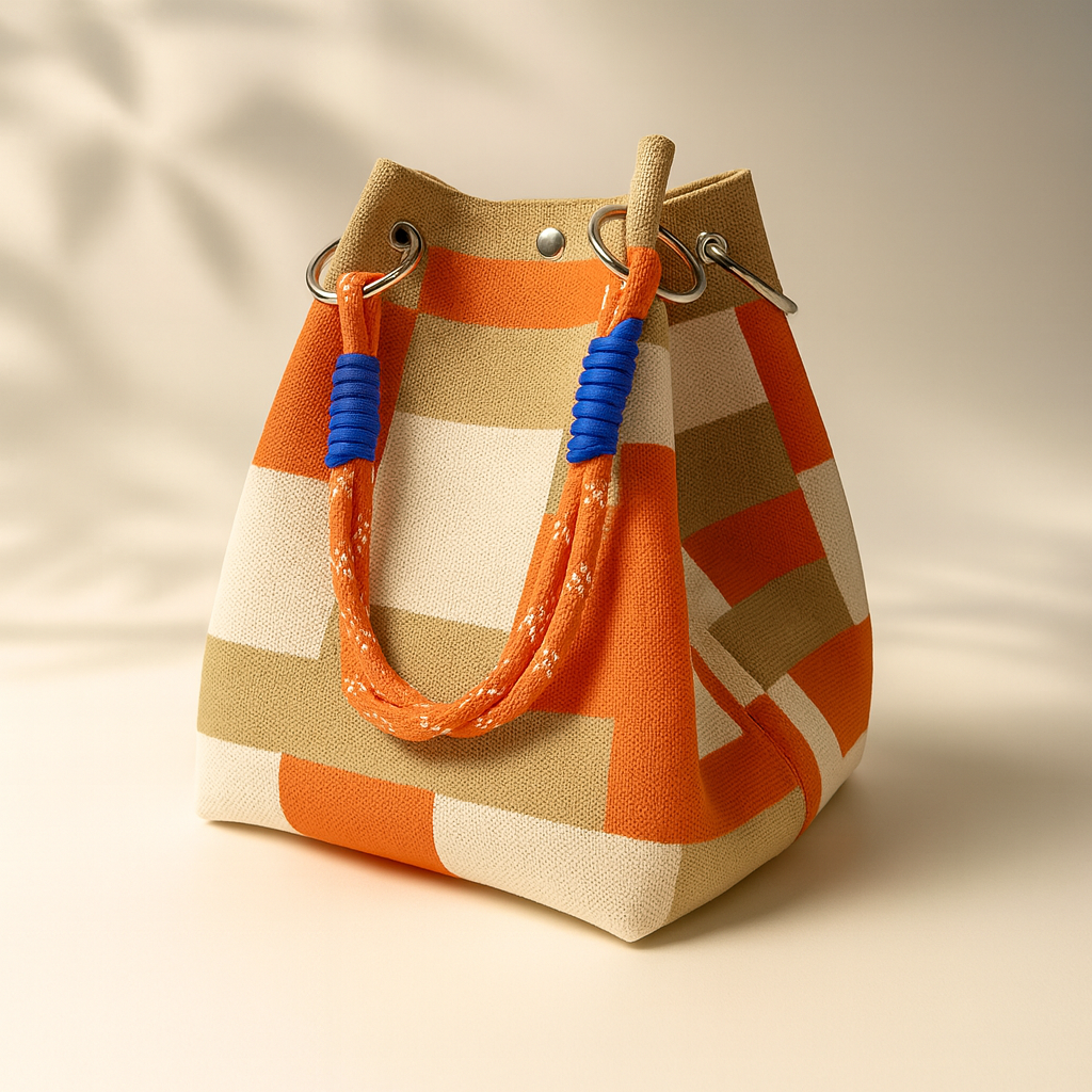 Azzurra - Borsa Bucket Donna Elegante Moderna