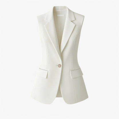 Helene - Gilet da donna senza maniche leggero e versatile