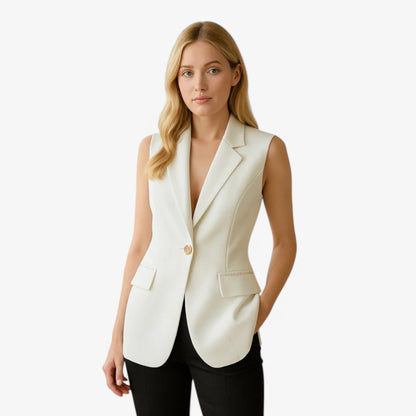 Helene - Gilet da donna senza maniche leggero e versatile