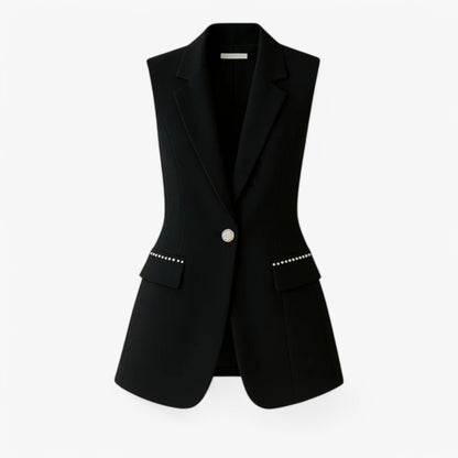 Helene - Gilet da donna senza maniche leggero e versatile