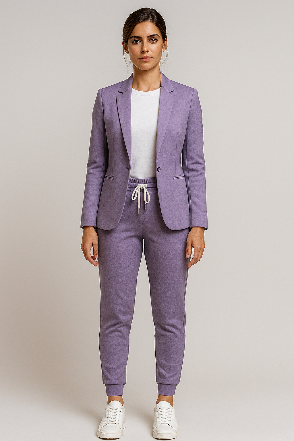 Hedonia - Set da donna con blazer e pantaloni jogger