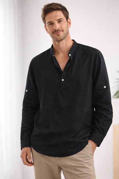 Oreste – Camicia Elegante Con Collo Dal Taglio Classico