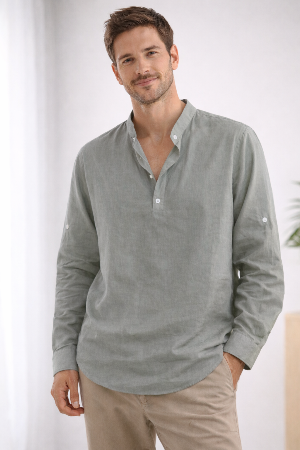 Oreste – Camicia Elegante Con Collo Dal Taglio Classico