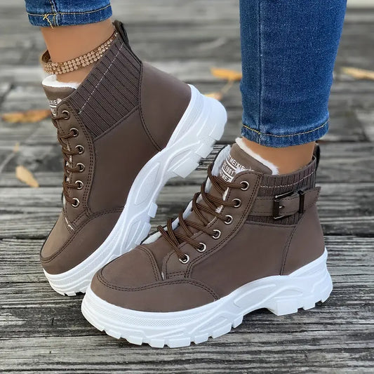 Clara – Stivali Donna Invernali Caldi ed Eleganti Marrone