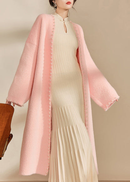 Itala - Cappotto Lungo Donna Rosa Scollo V