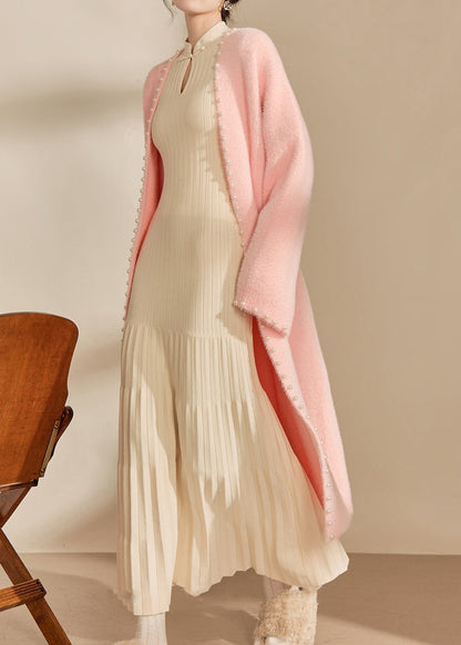 Itala - Cappotto Lungo Donna Rosa Scollo V