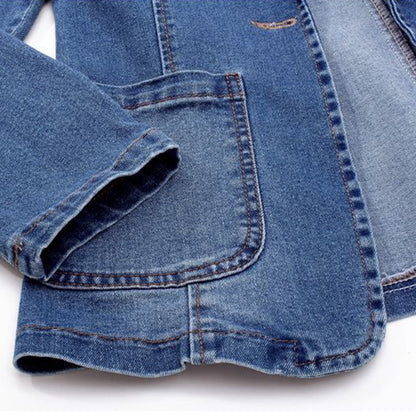 Bianca – Blazer Donna Autunnale in Denim Sartoriale