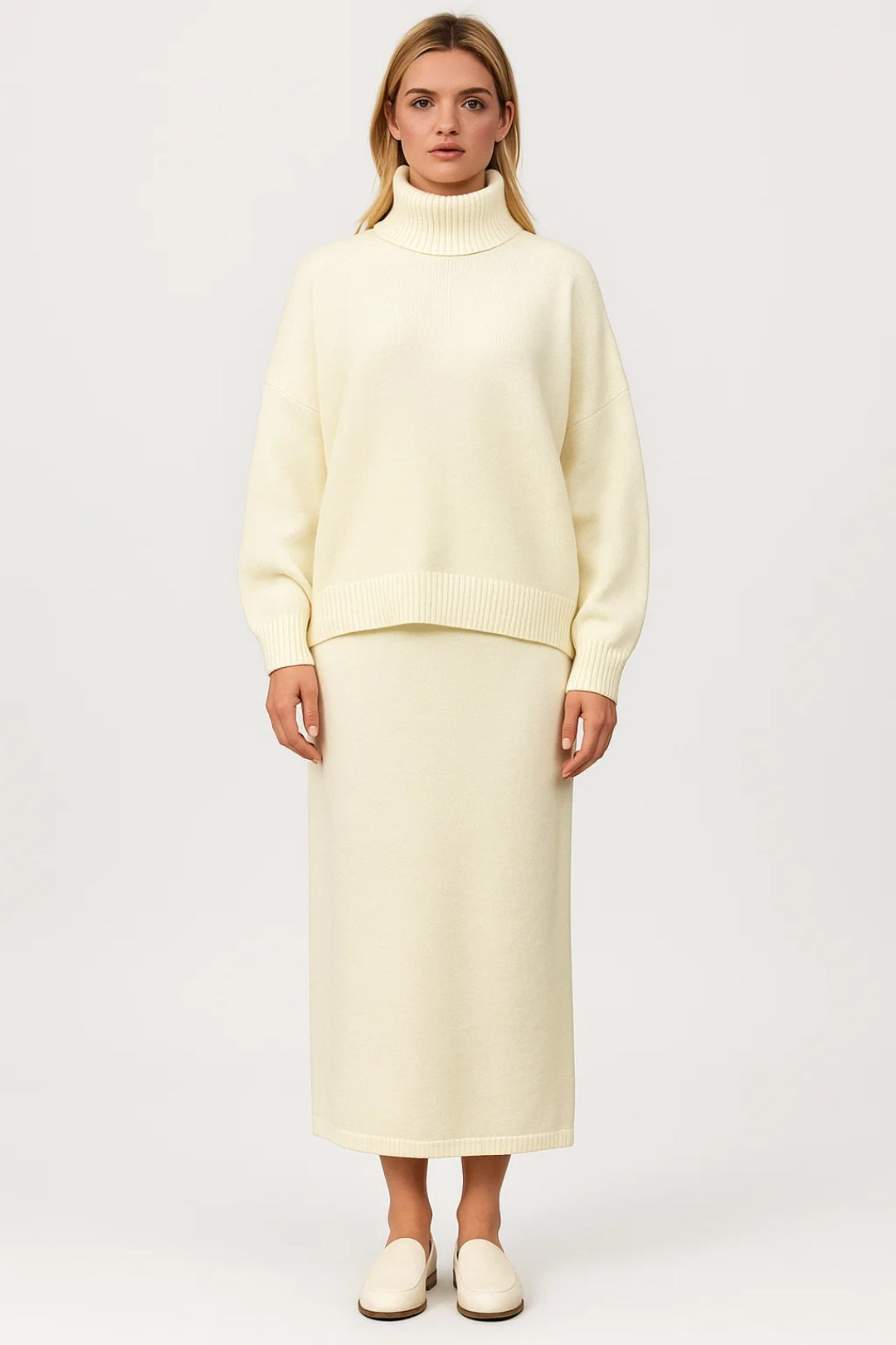 Irene - Completo Maglia a Due Pezzi Collo Alto