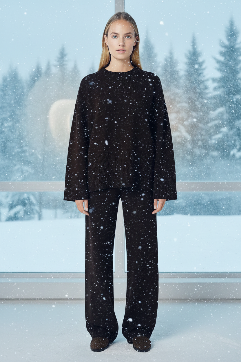 Ivana - Completo Maglia e Pantaloni Ampi Casual