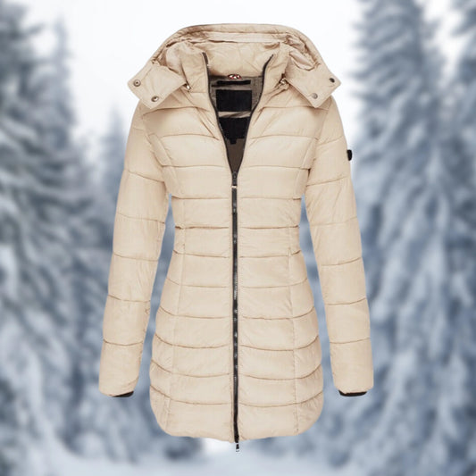 Concettina – Giacca Donna Invernale Calda ed Elegante Beige