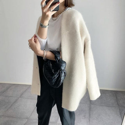 Cosima – Cardigan Donna Elegante Versatile e Raffinato Beige