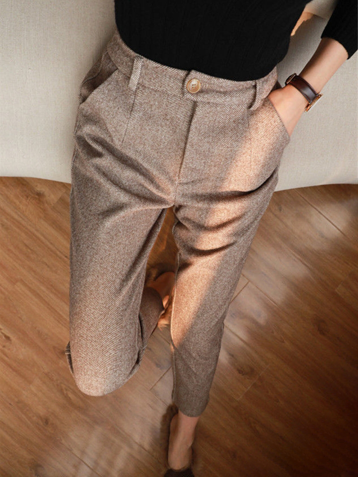 Tito - Pantaloni Eleganti Uomo Stile Classico Moderno