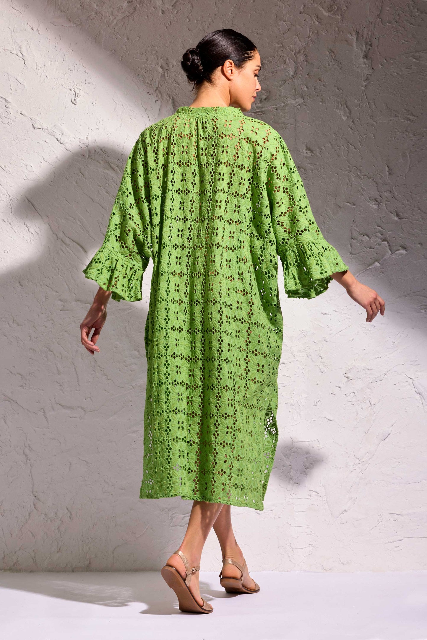 Quinara - Abito Pizzo Pregiato Dora Donna Elegante Romantico