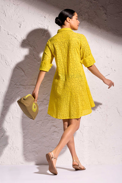 Angelica – Abito Camicia in Pizzo Stile Kayla Romantico