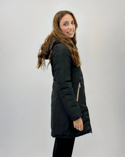 Juliette - Giacca lunga da donna reversibile elegante