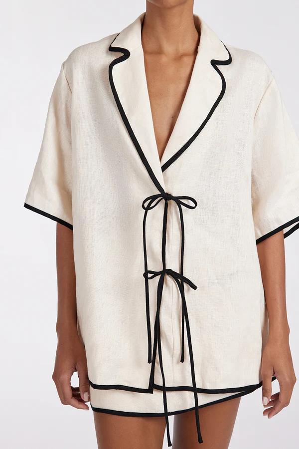 Quinoria - Completo Gonna Donna Crema Elegante Moderno