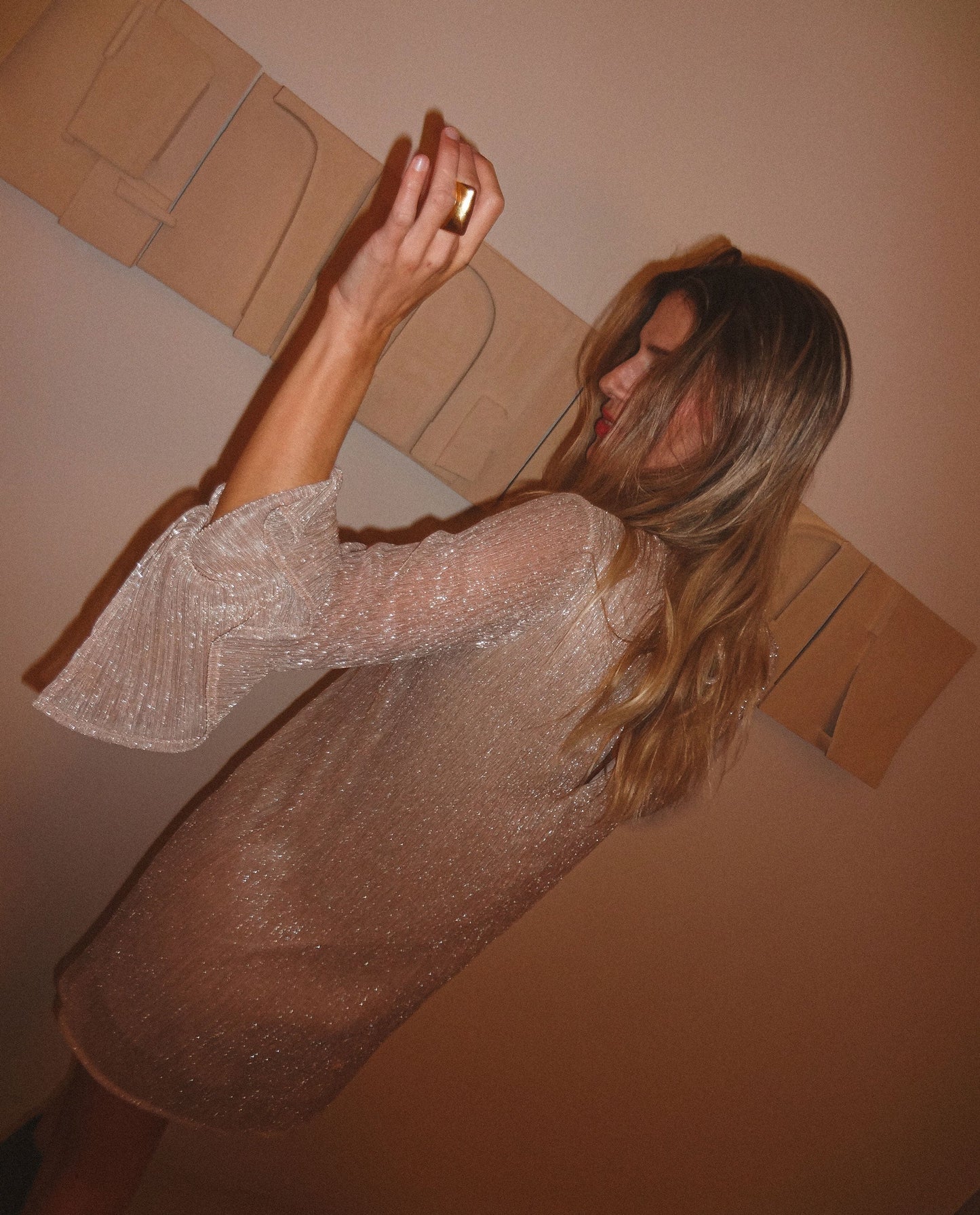 Cinzia - Abito Cheers to Us Champagne Donna