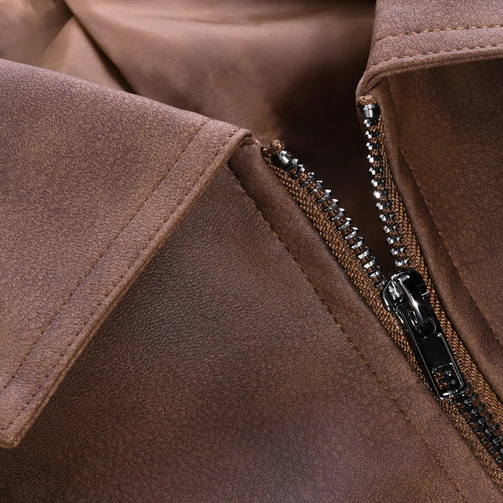 Remo - Giacca Uomo Con Cerniera Stile Moderno