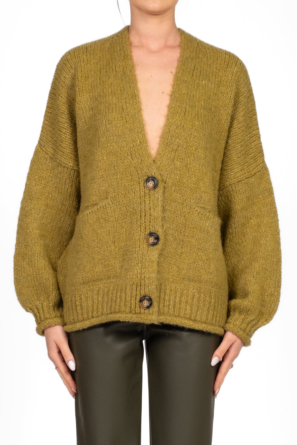 Patrizia - Cardigan Over Manica Palloncino Art