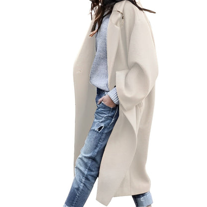 Daniela – Cappotto Donna Lungo in Lana Monopetto