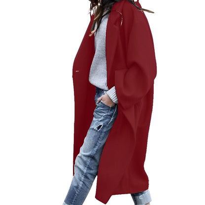 Daniela – Cappotto Donna Lungo in Lana Monopetto