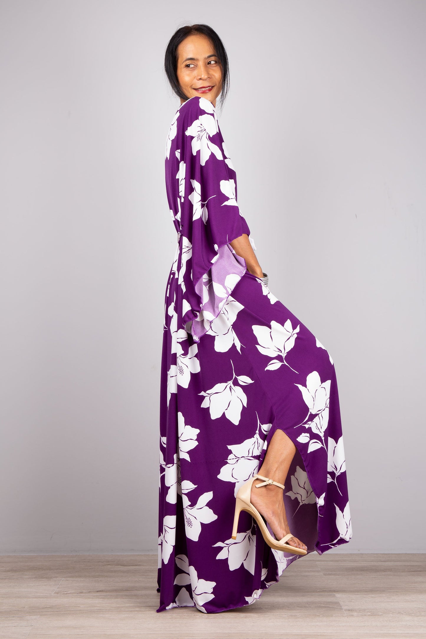 Marmisa - Abito Kaftano Maxi Donna Resort Elegante