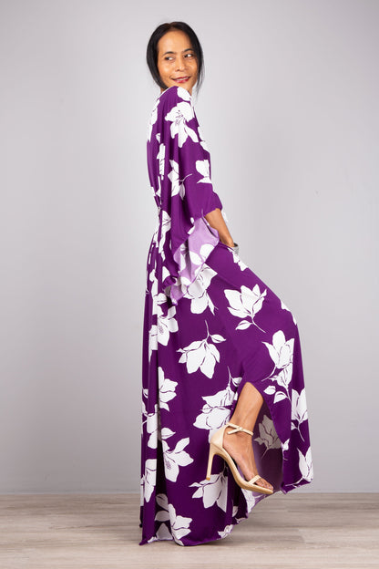 Marmisa - Abito Kaftano Maxi Donna Resort Elegante