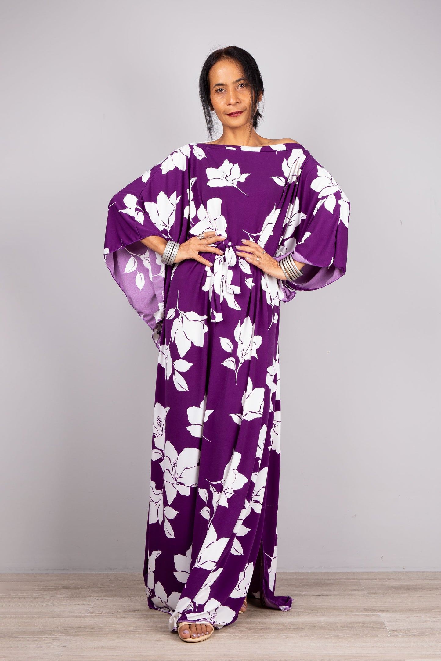 Marmisa - Abito Kaftano Maxi Donna Resort Elegante