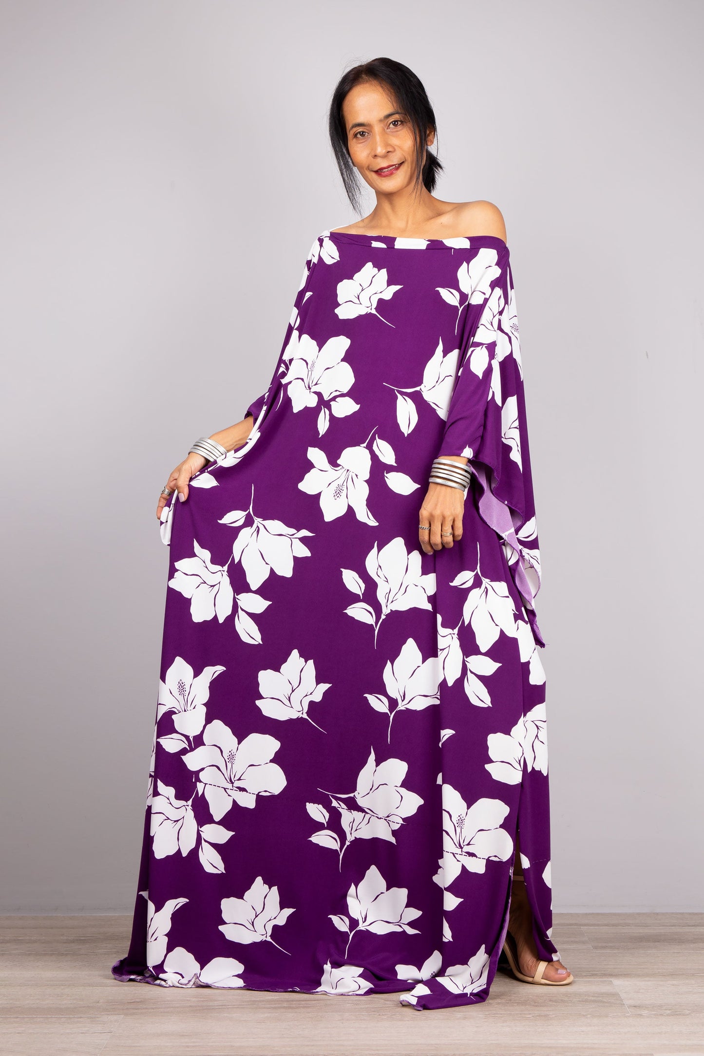 Marmisa - Abito Kaftano Maxi Donna Resort Elegante