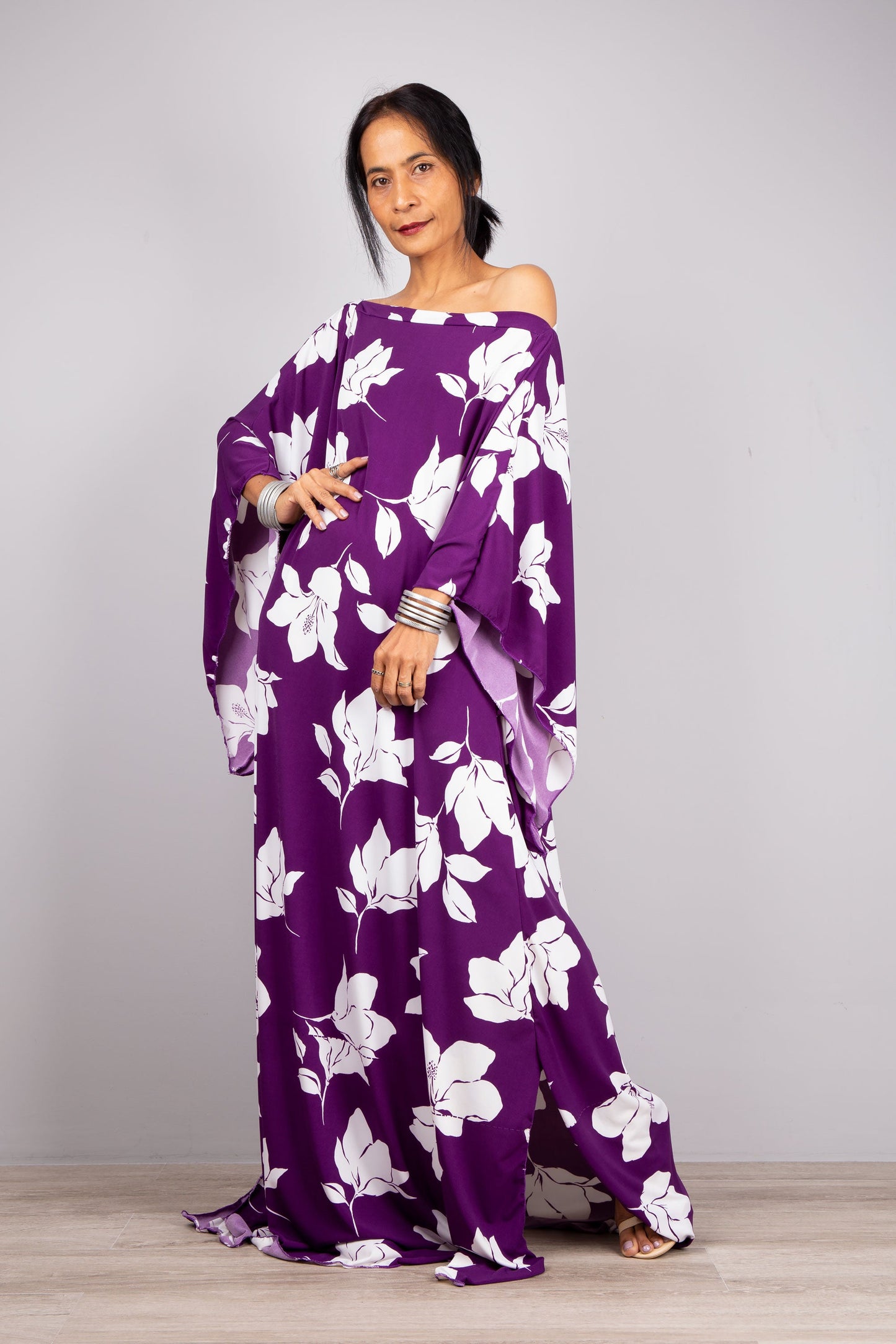 Marmisa - Abito Kaftano Maxi Donna Resort Elegante