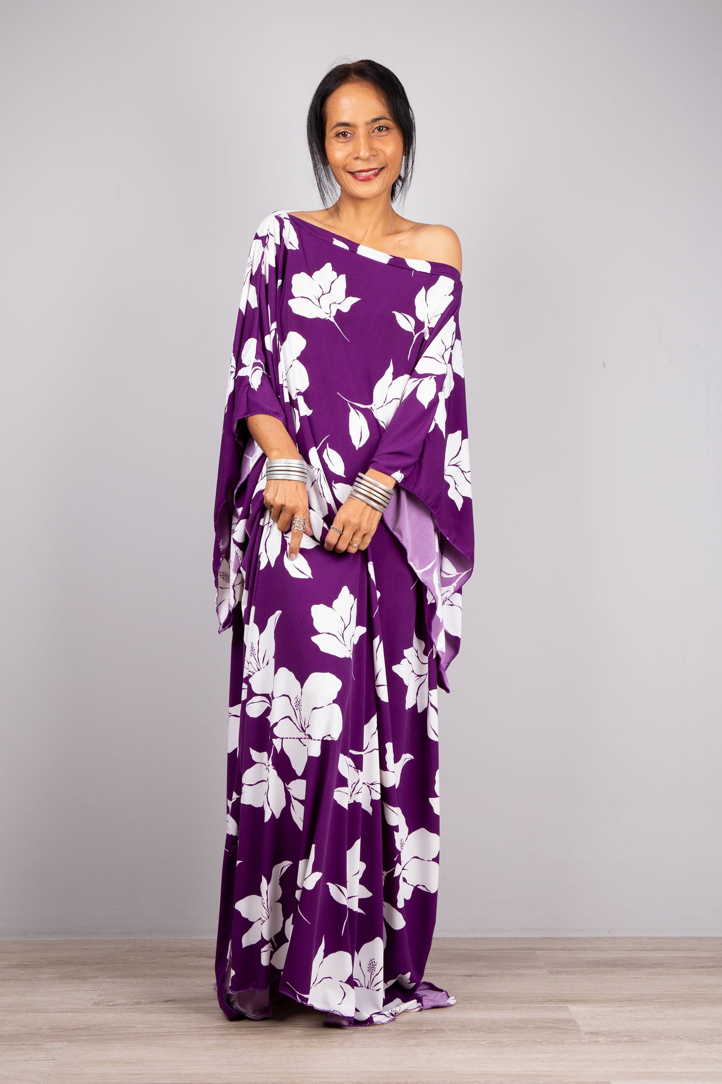 Marmisa - Abito Kaftano Maxi Donna Resort Elegante