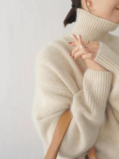Basilea - Elegante Pullover a Dolcevita Invernale per Donna