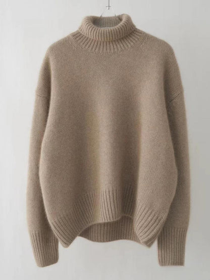 Basilea - Elegante Pullover a Dolcevita Invernale per Donna