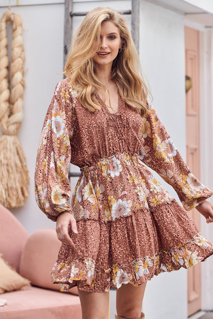 Diletta – Abito Camelia Elegante e Femminile 1