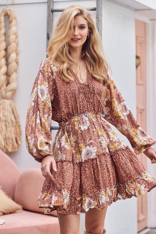 Diletta – Abito Camelia Elegante e Femminile 1