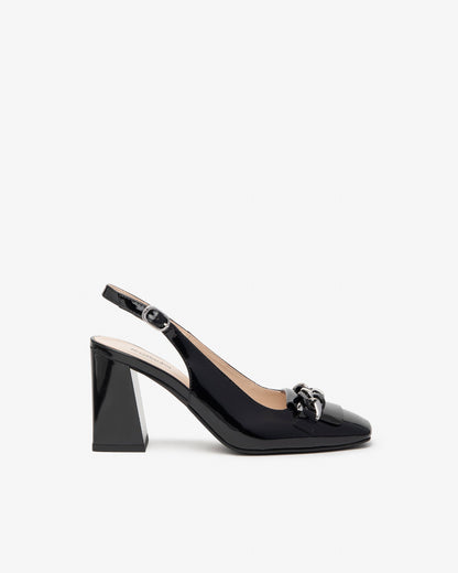 Concetta – Scarpe donna vernice eleganti tacco cerimonia